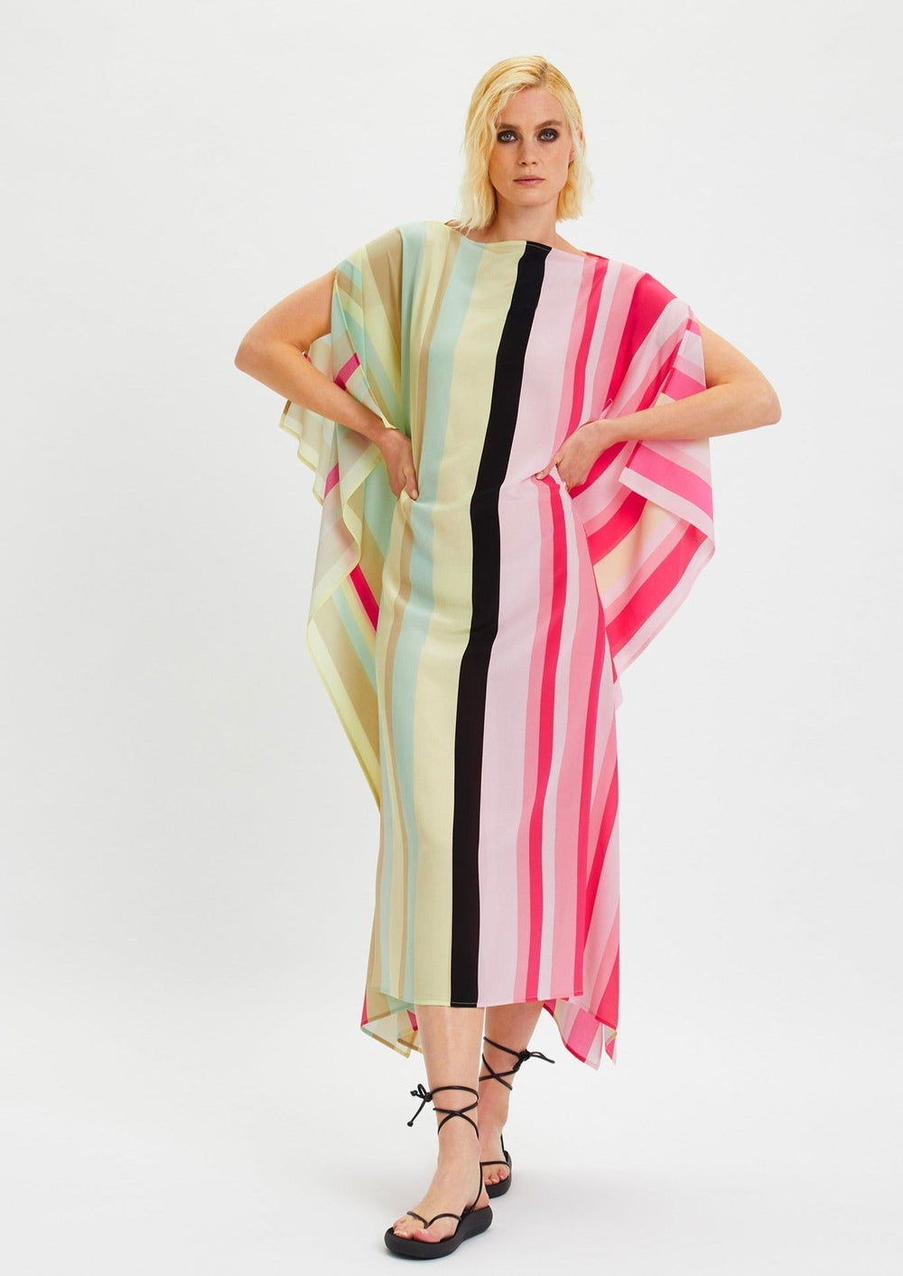 WOMEN'S SILK CREPE KAFTANS