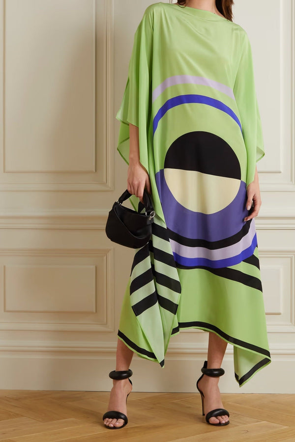 EVERYDAY GLAMOUR: WOMEN'S SILK KAFTAN